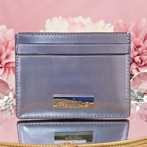 Kate Spade Candied Flower Kenzie Boxed Small Patent Card Case Card Holder Wallet